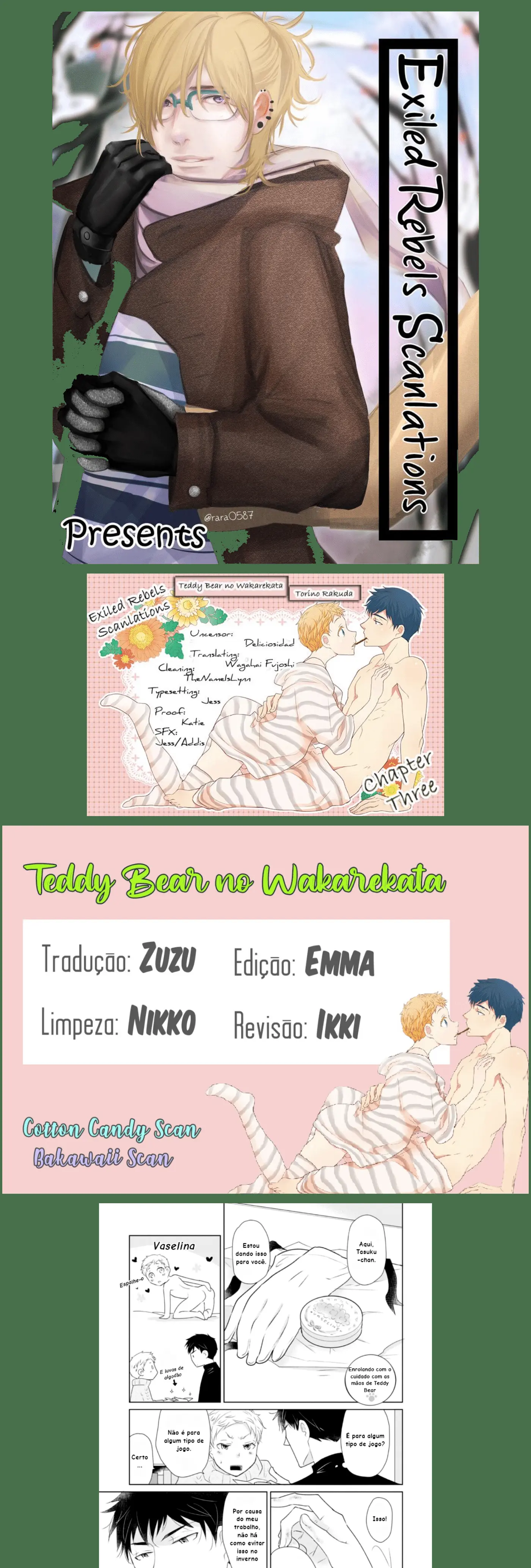 A Forma de Despedida de Toru dy Bear – Capítulo 05.5 Yaoi – Página 1