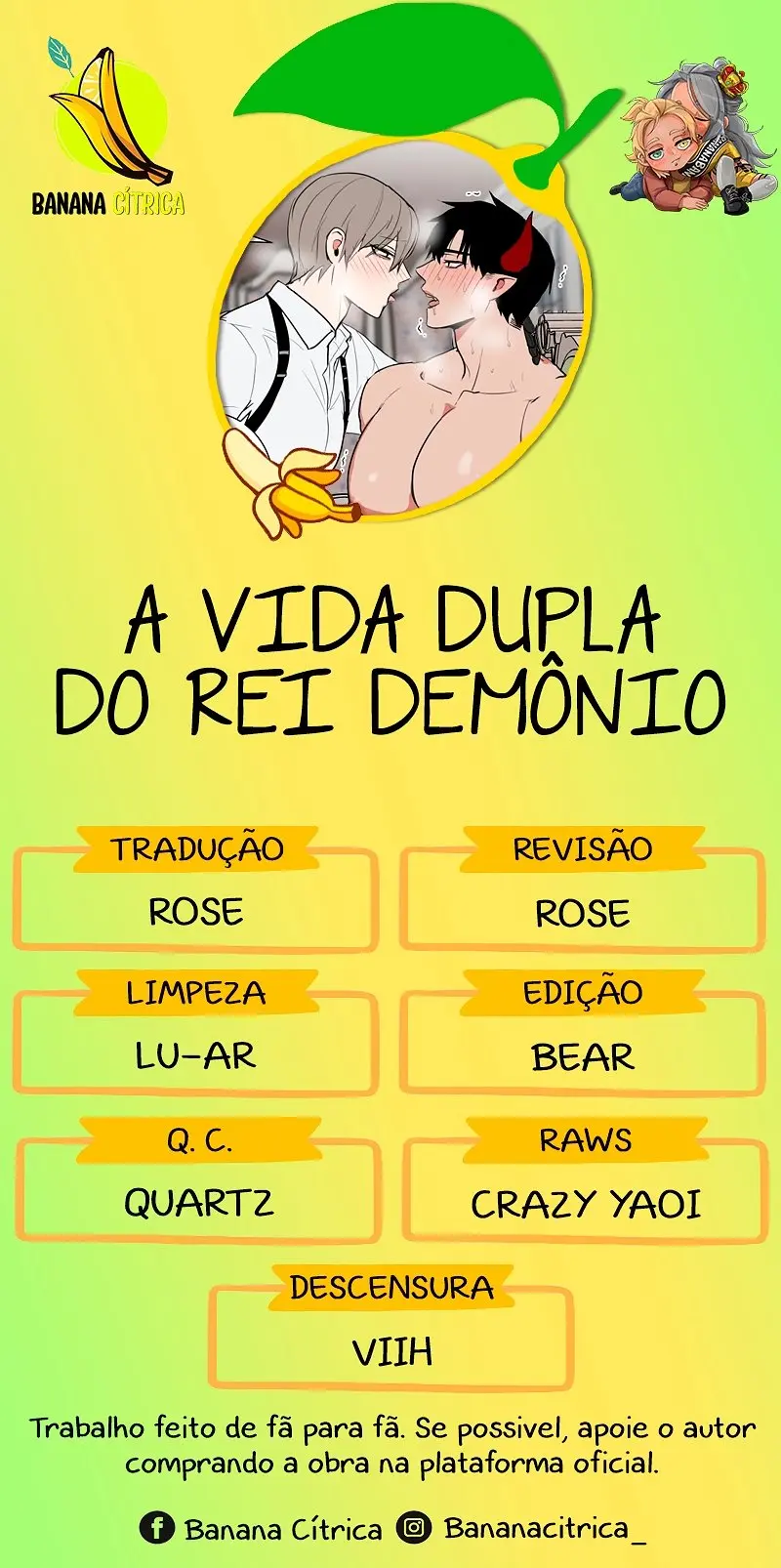 A Vida Dupla do Rei Demônio – Capítulo 28 Yaoi – Página 1