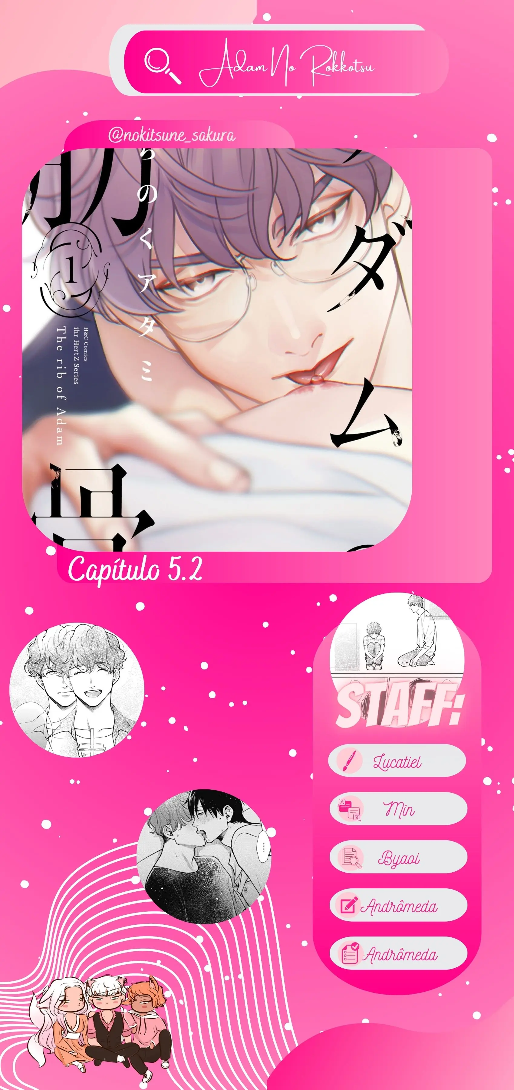 Adam no Rokkotsu – Capítulo 05.2 Yaoi – Página 1