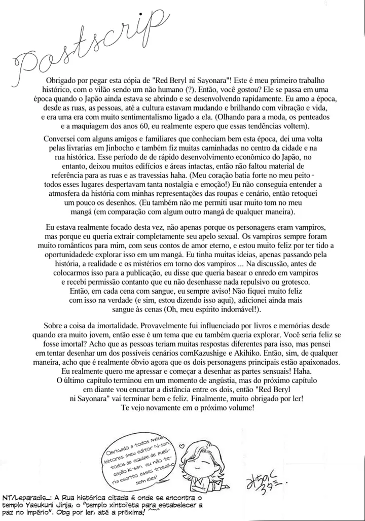 Adeus, Berilo Vermelho – Capítulo 4.5 Yaoi – Página 8