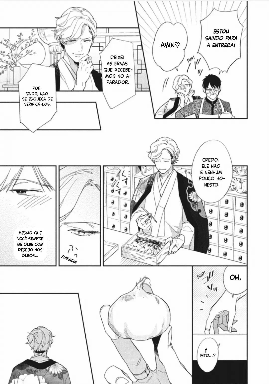 Amor secreto em Fukurokudou – Capítulo 01 Yaoi – Página 10