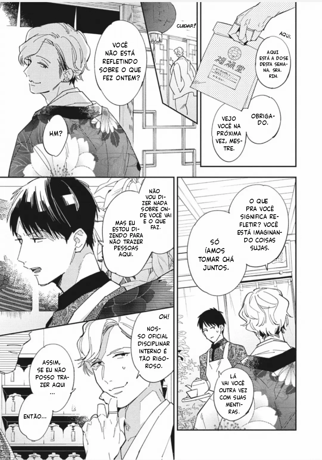 Amor secreto em Fukurokudou – Capítulo 01 Yaoi – Página 8