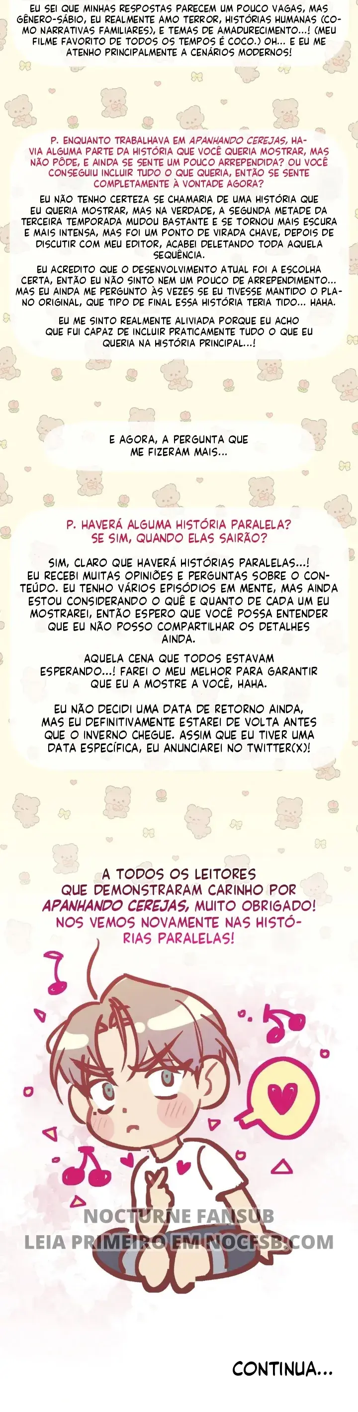 Apanhando Cerejas – Capítulo 83 Yaoi – Página 6