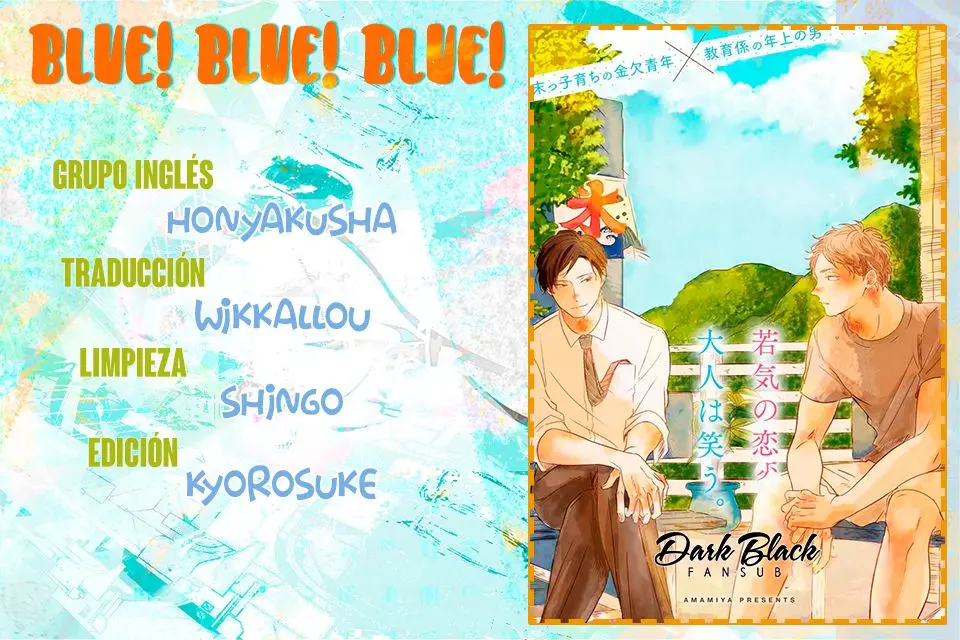 Blue! Blue! Blue! – Capítulo 01 Yaoi – Página 1 Blue! Blue! Blue! – Capítulo 01 Yaoi – Página 1