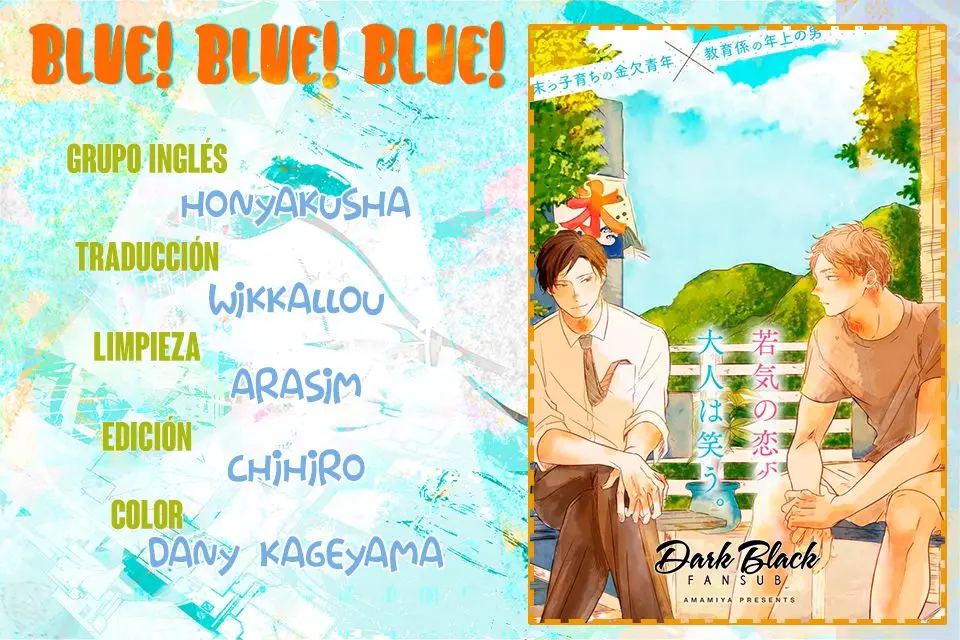 Blue! Blue! Blue! – Capítulo 02 Yaoi – Página 1 Blue! Blue! Blue! – Capítulo 02 Yaoi – Página 1