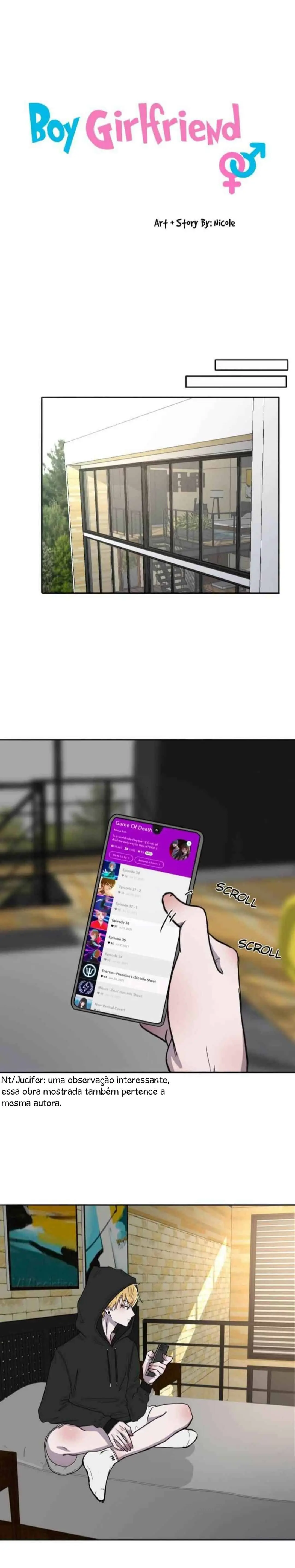 Boy Girlfriend – Capítulo 03 Yaoi – Página 1