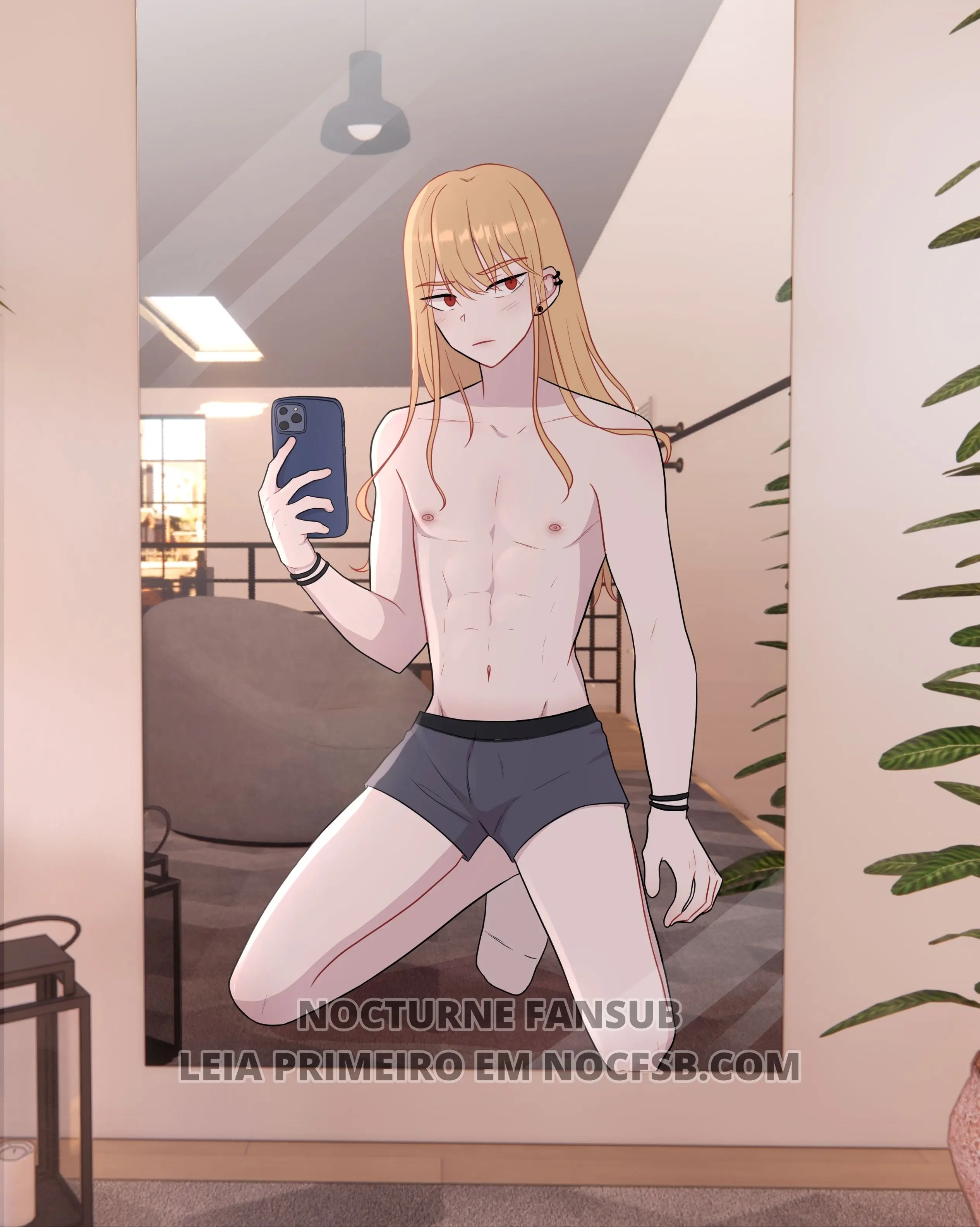 Boy Girlfriend – Capítulo Extra 03 – Horny texts + Crossdressing Yaoi – Página 9