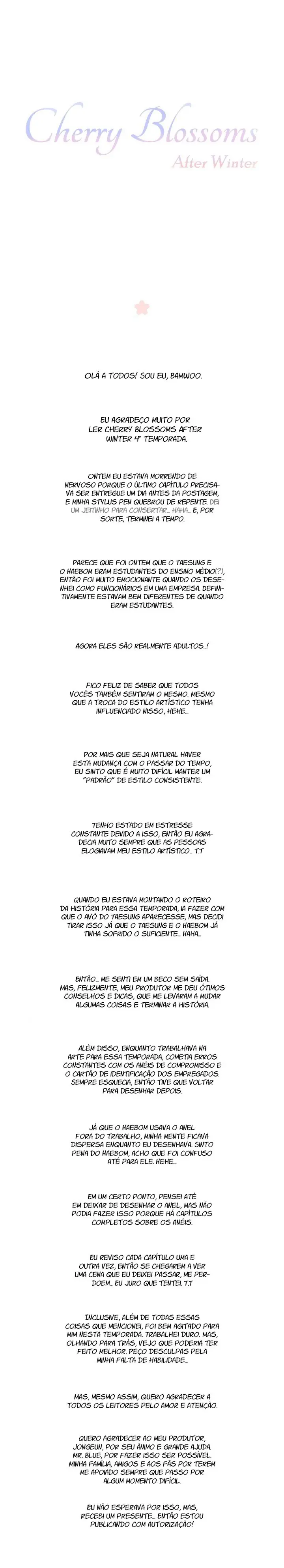 Cherry Blossoms After Winter – Capítulo 127.5 Yaoi – Página 1