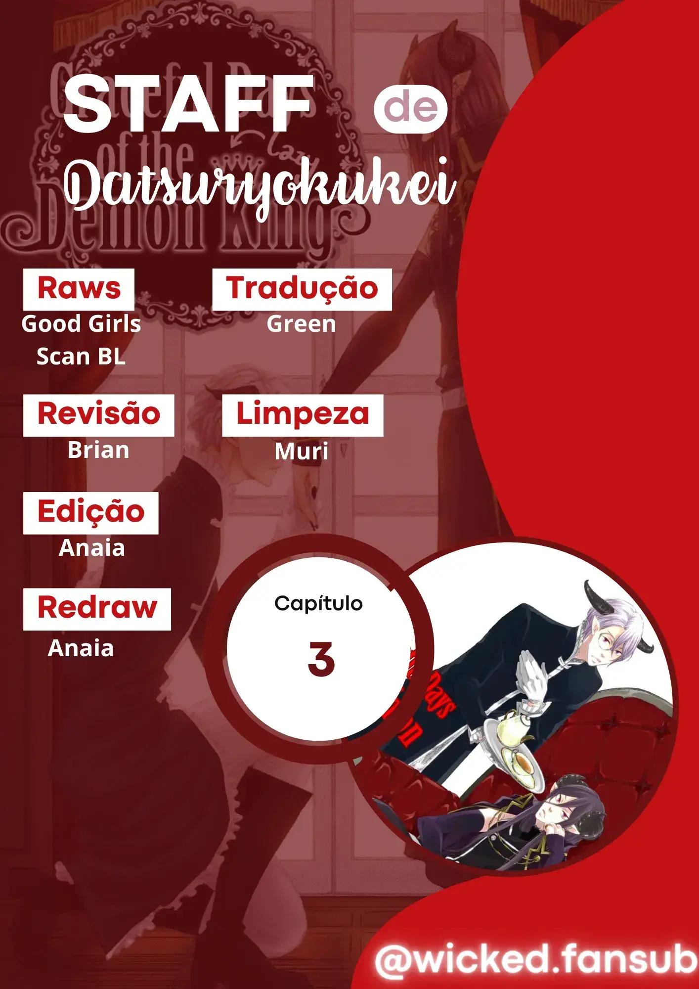 Datsuryokukei Maousama no Yuuga na Hibi – Capítulo 03 Yaoi – Página 2