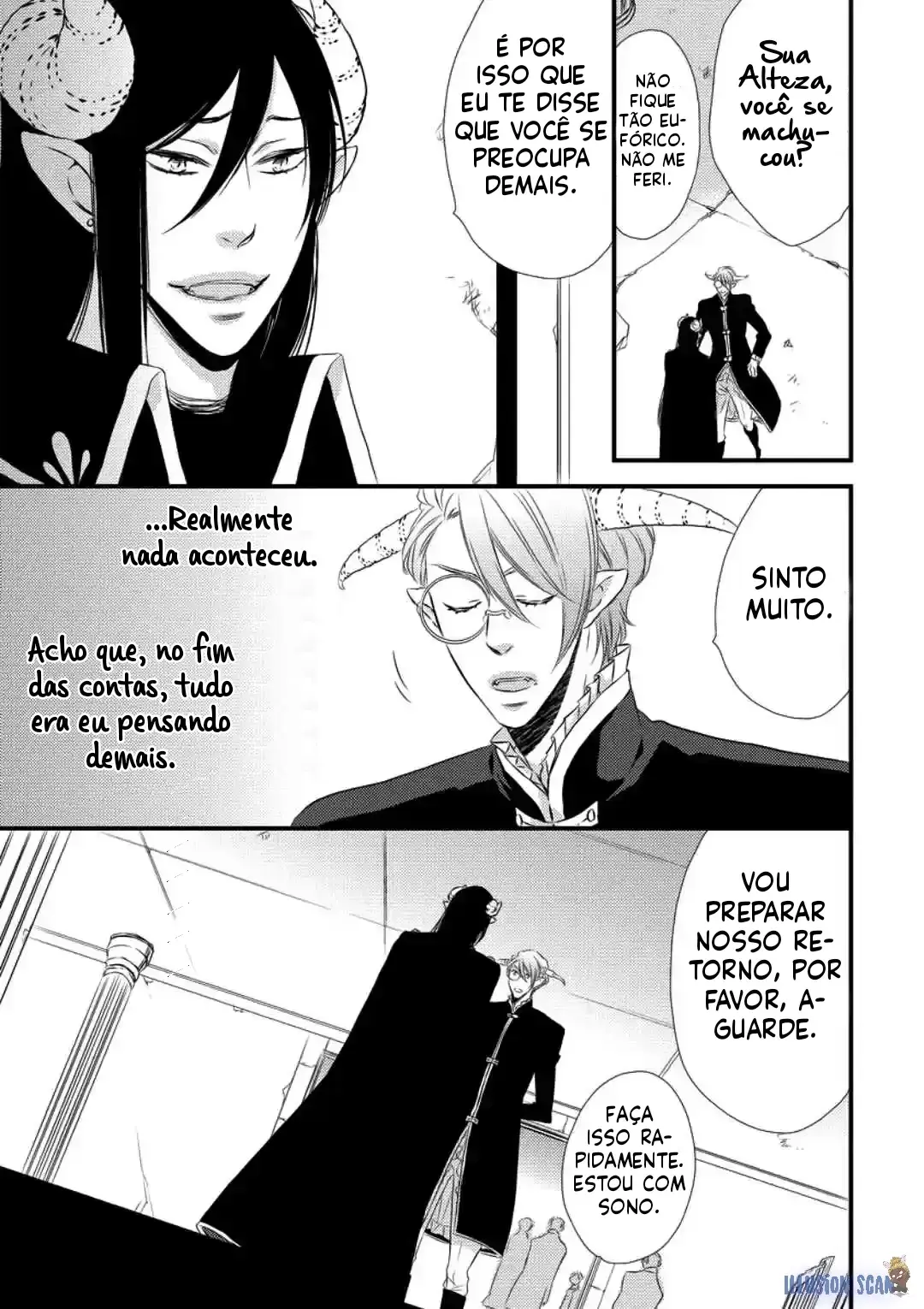 Datsuryokukei Maousama no Yuuga na Hibi – Capítulo 04 Yaoi – Página 14