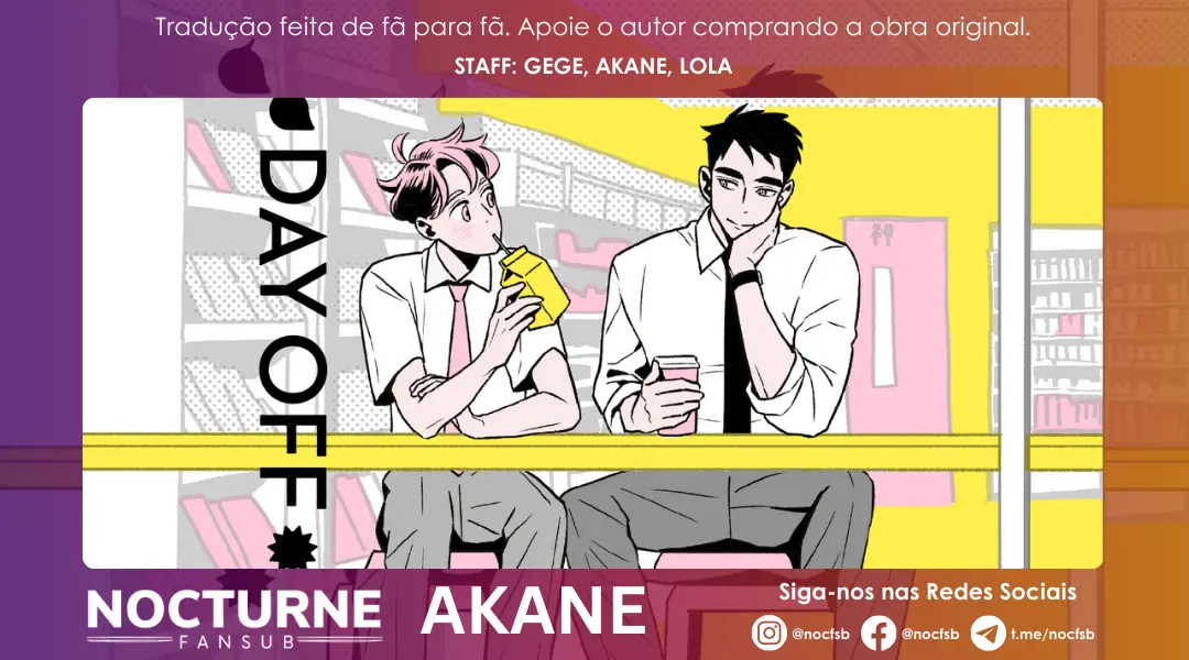 Dia de Folga – Capítulo 04 Yaoi – Página 1