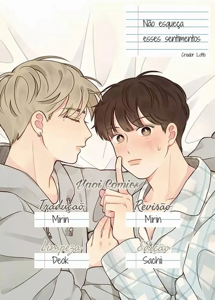 Don’t Forget These Feelings – Capítulo 16 Yaoi – Página 1