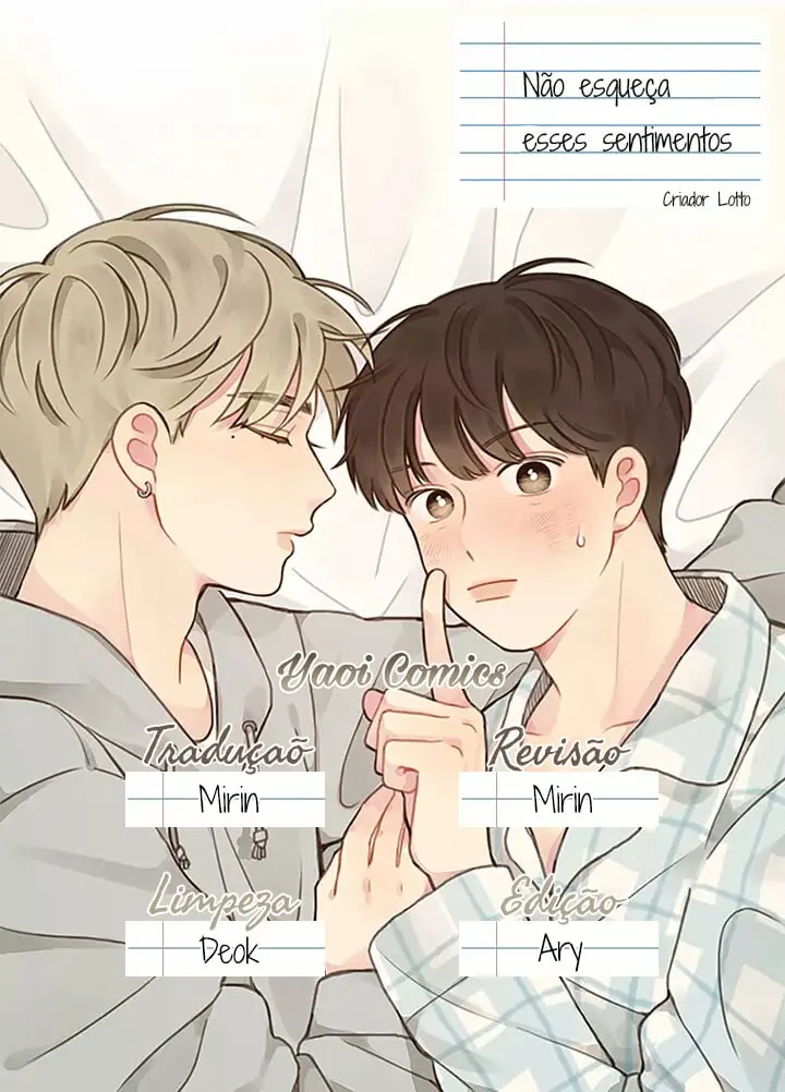 Don’t Forget These Feelings – Capítulo 28 Yaoi – Página 1