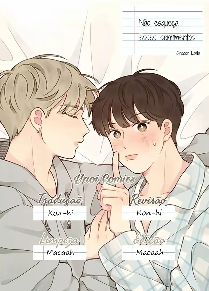 Don’t Forget These Feelings – Capítulo 37 Yaoi – Página 1