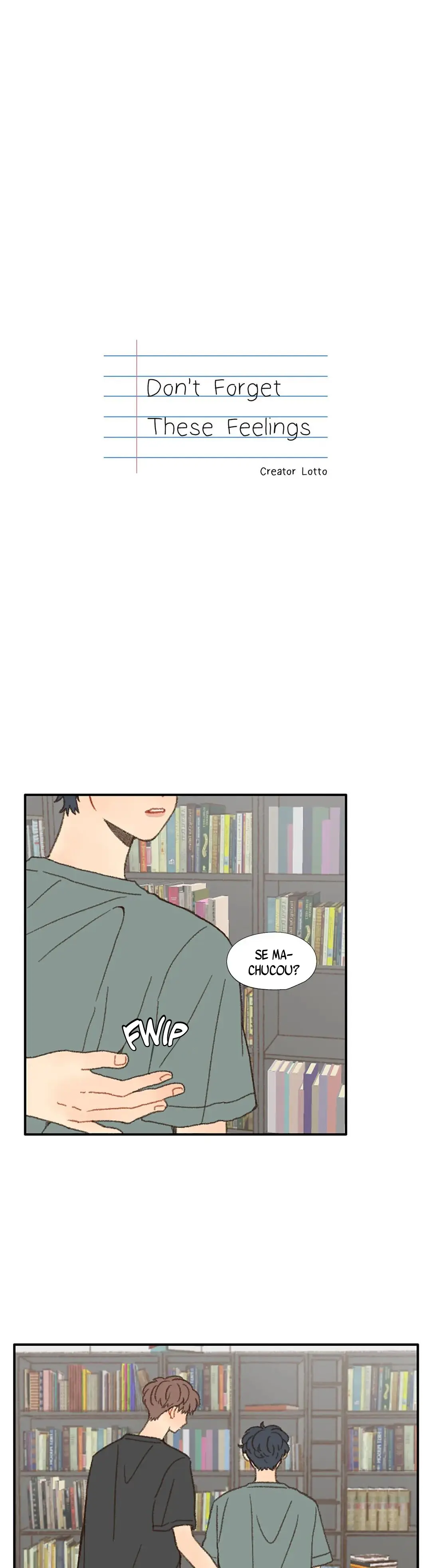 Don’t Forget These Feelings – Capítulo 37 Yaoi – Página 2