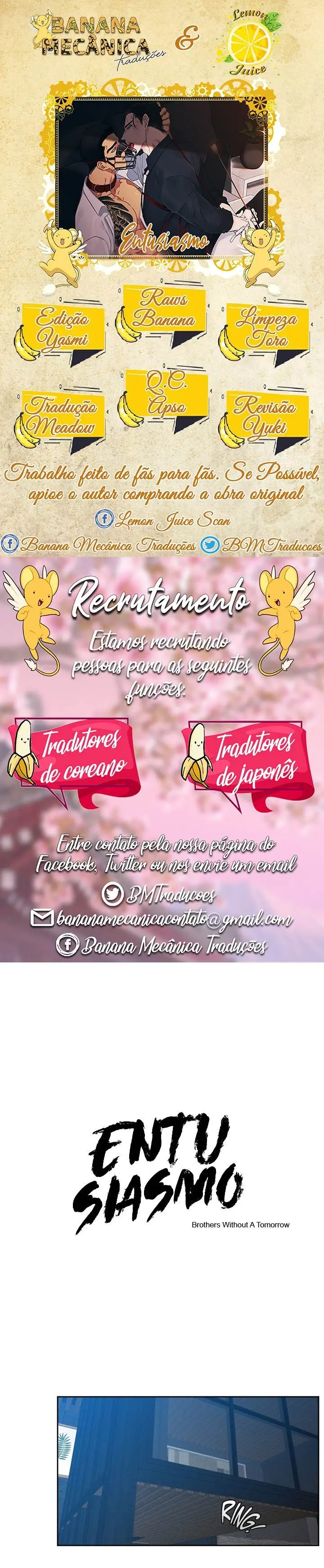 Entusiasmo – Capítulo 23 Yaoi – Página 1