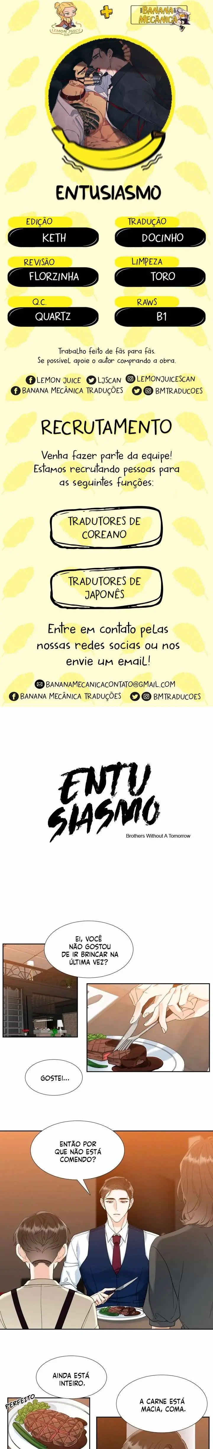 Entusiasmo – Capítulo 47 Yaoi – Página 1