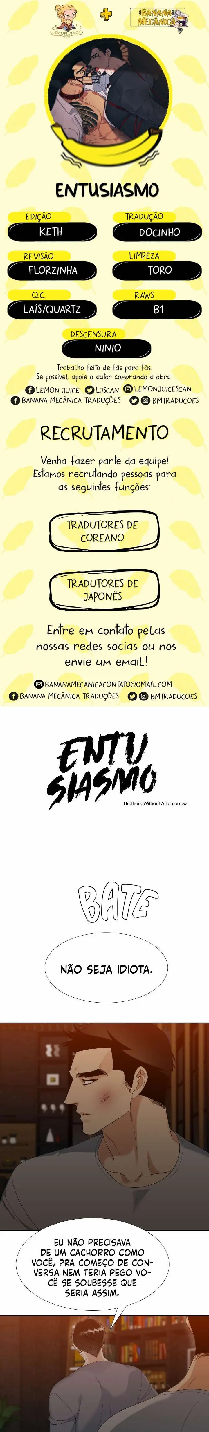 Entusiasmo – Capítulo 51 Yaoi – Página 1