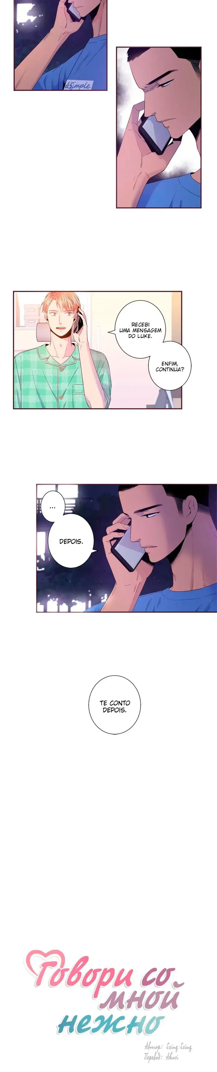 Fale comigo com ternura – Capítulo 106 Yaoi – Página 3