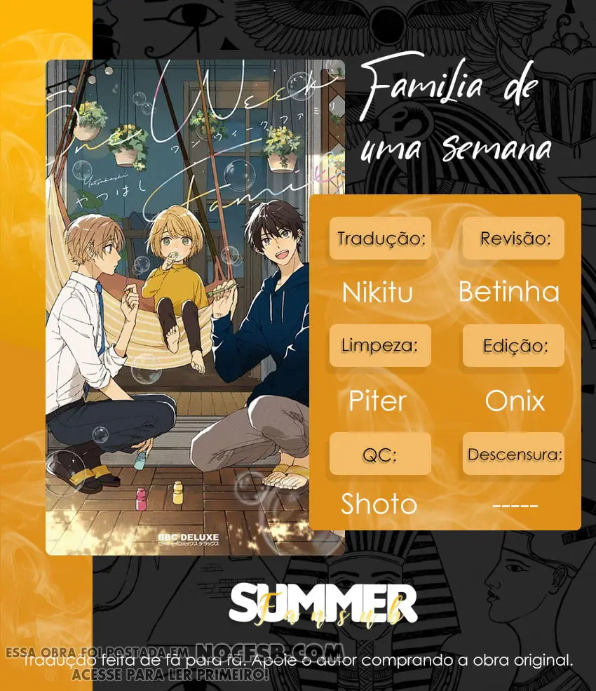 Família de uma semana – Capítulo extra Yaoi – Página 1