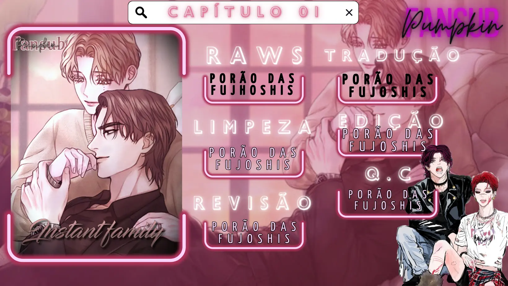 família instantânea – Capítulo 01 Yaoi – Página 1