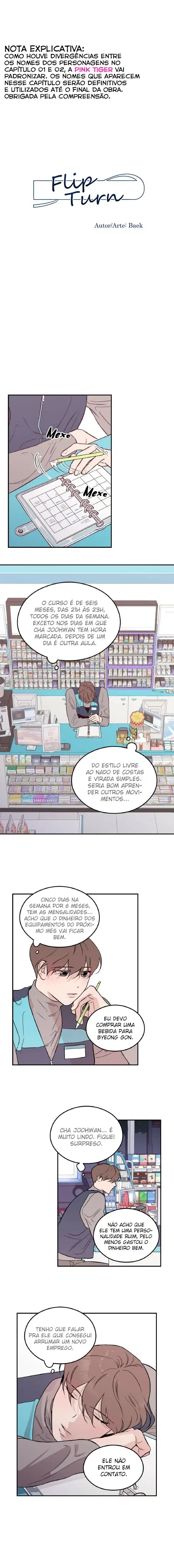 Flip Turn – Capítulo 03 Yaoi – Página 1