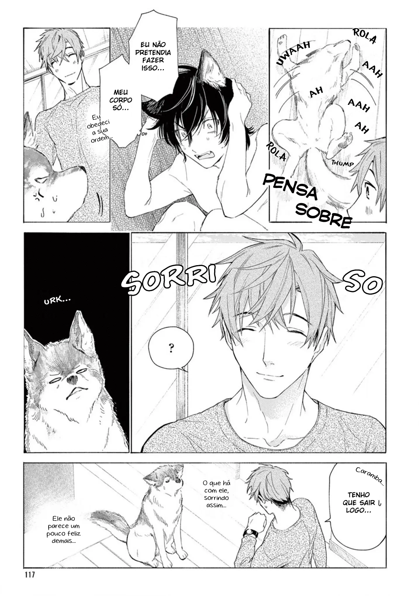 Fukujuu para Amagami – É Difícil Dizer que Eu Te Amo – Capítulo 04 Yaoi – Página 12