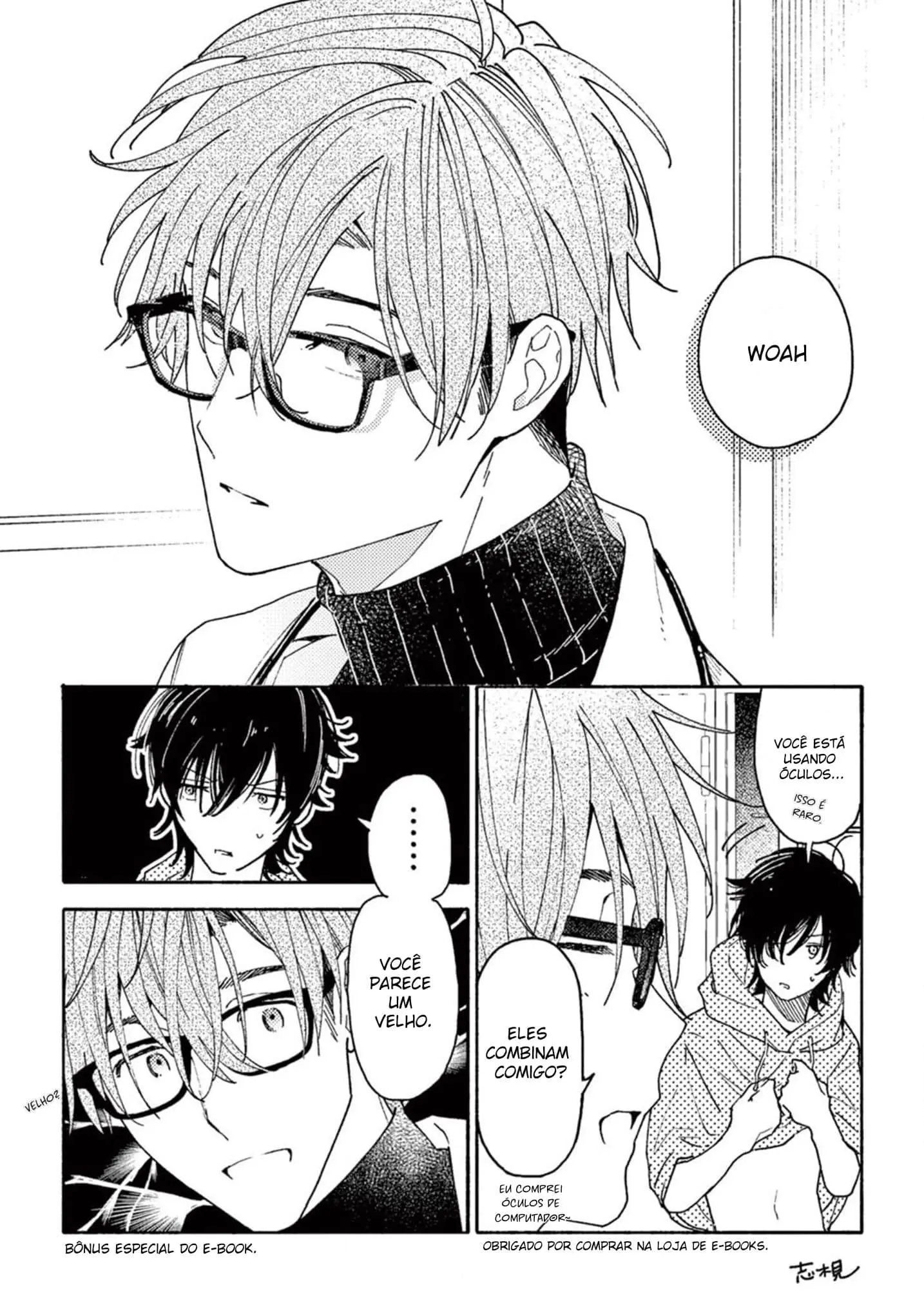 Fukujuu para Amagami – É Difícil Dizer que Eu Te Amo – Capítulo 05.5 – Extra Yaoi – Página 6