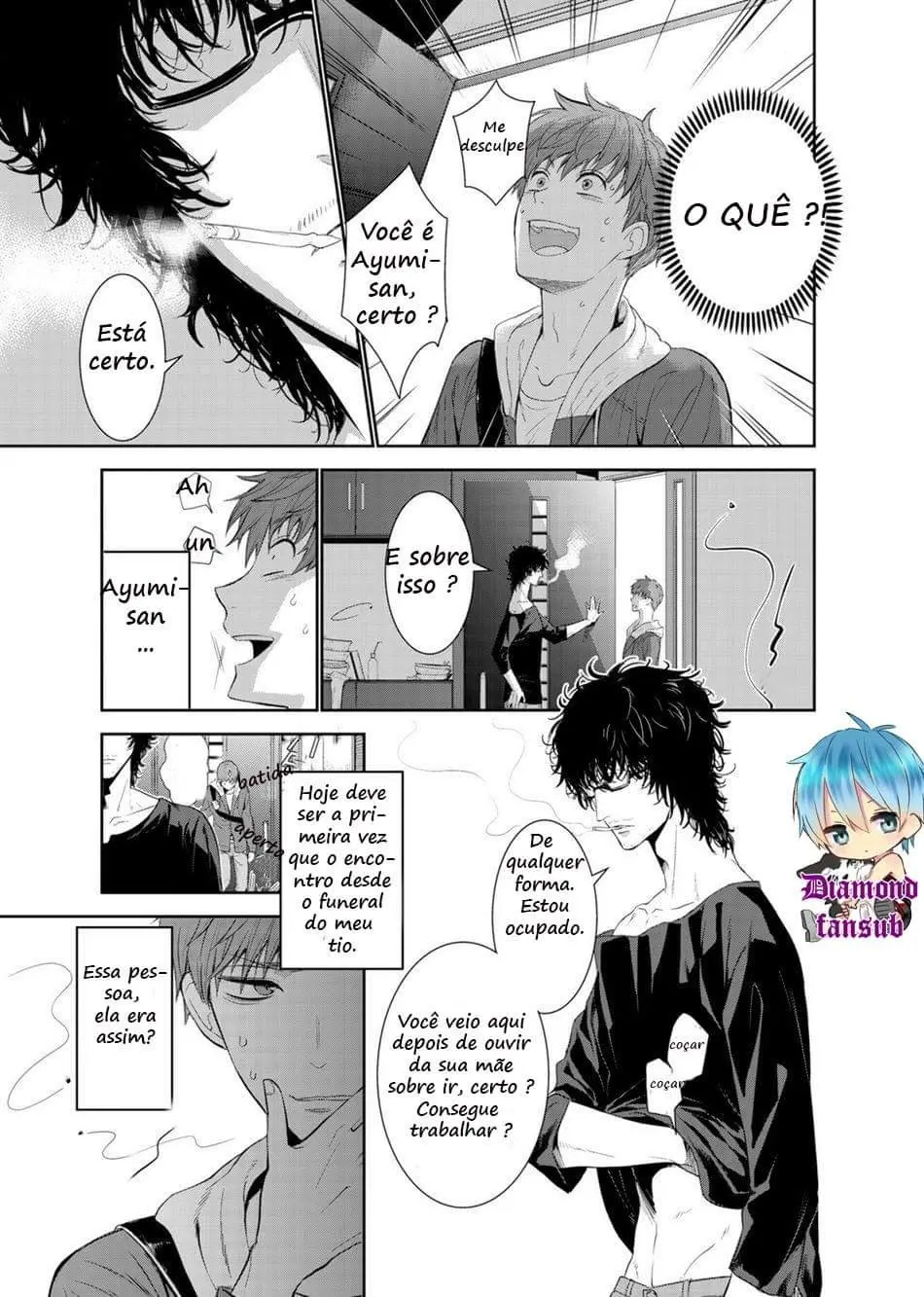 Fushidara na Hanatsumi Otoko – Capítulo 01 Yaoi – Página 9