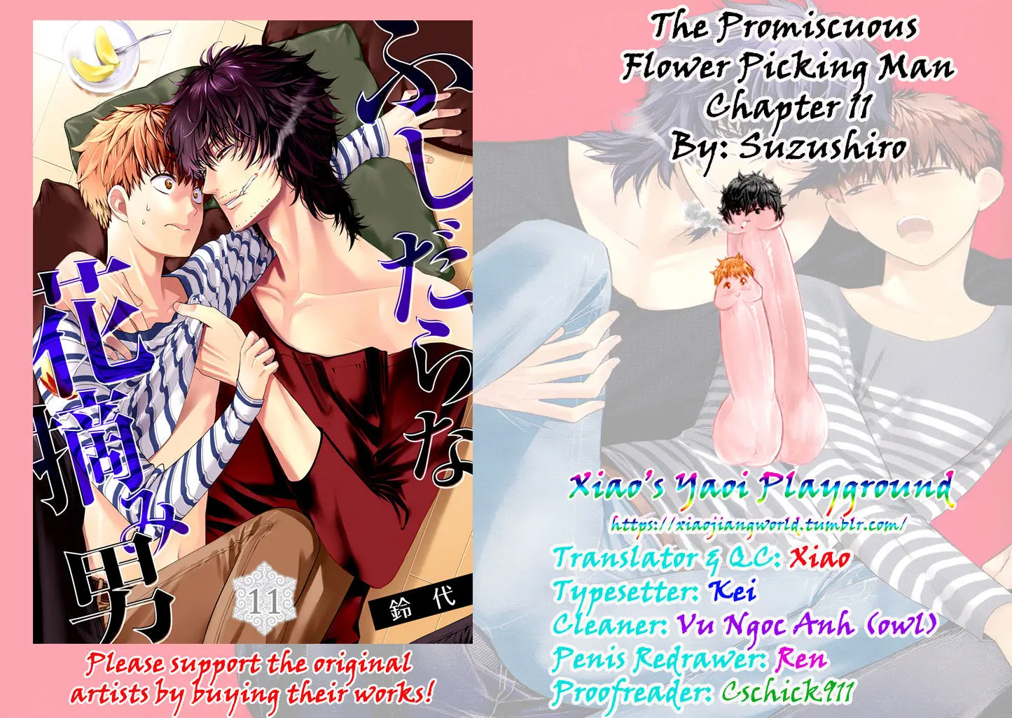 Fushidara na Hanatsumi Otoko – Capítulo 11 Yaoi – Página 32