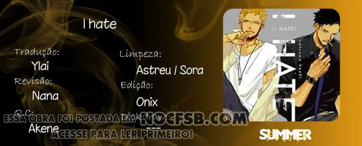 I hate – Capítulo 02 Yaoi – Página 1