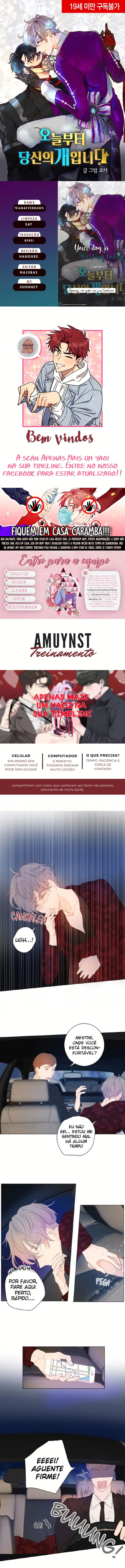 I’ll be Your Dog Starting Today – Capítulo 03 Yaoi – Página 1