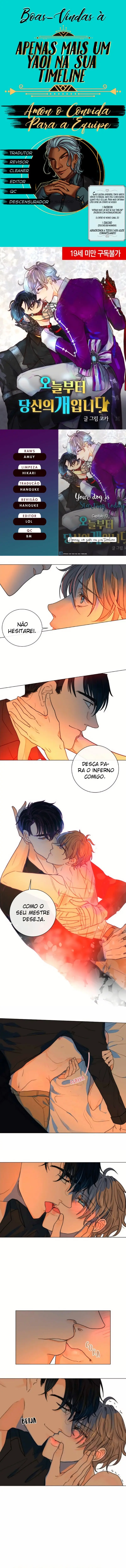 I’ll be Your Dog Starting Today – Capítulo 13 Yaoi – Página 1