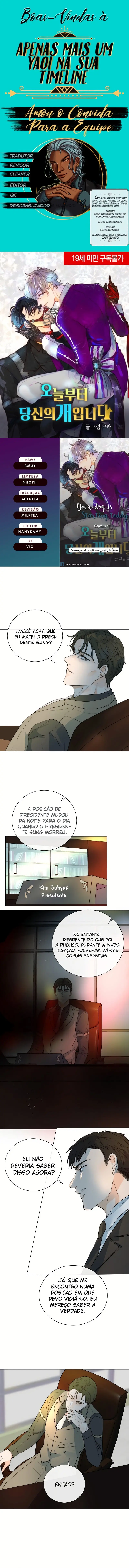 I’ll be Your Dog Starting Today – Capítulo 18 Yaoi – Página 1