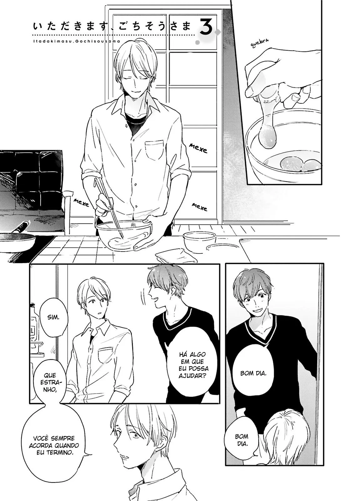 Itadakimasu, Gochisou-sama – Capítulo 03 Yaoi – Página 2