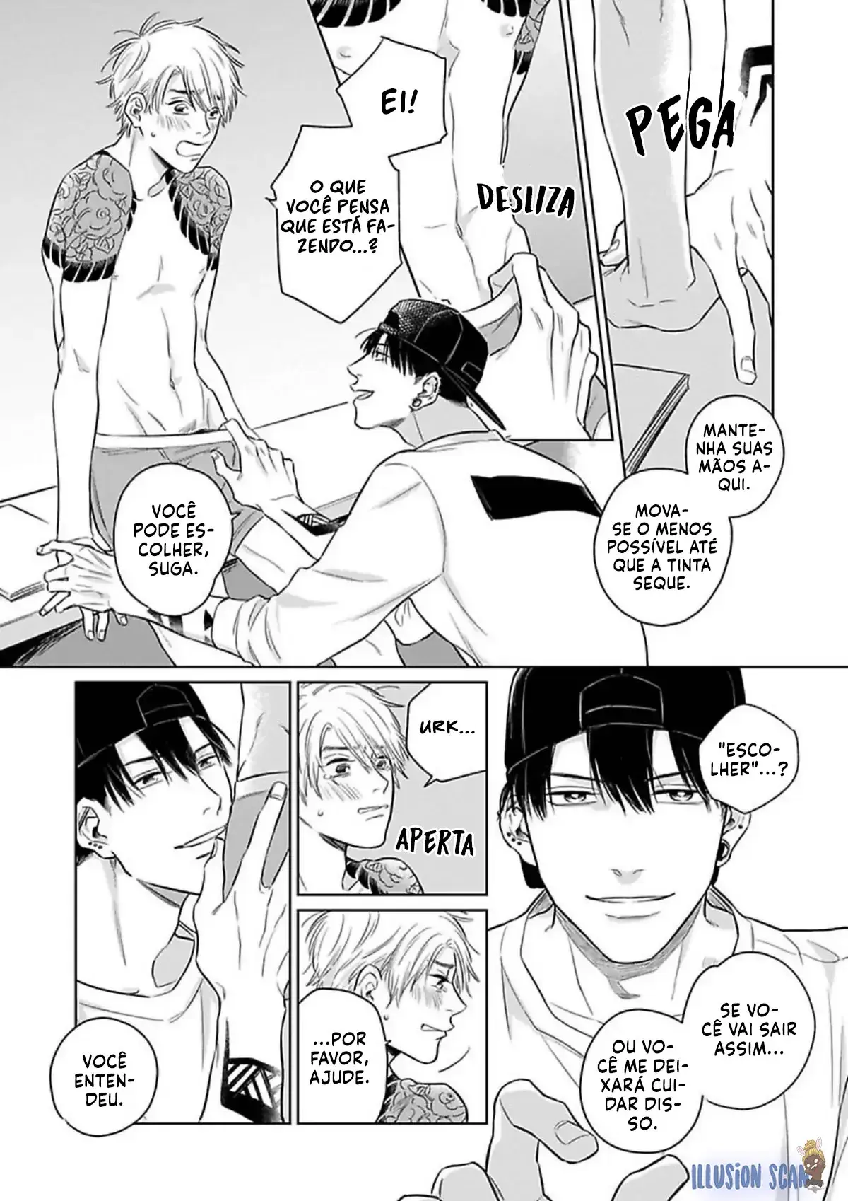 Junjou Wanko to Retsujou Tattoo – Capítulo 03 Yaoi – Página 14