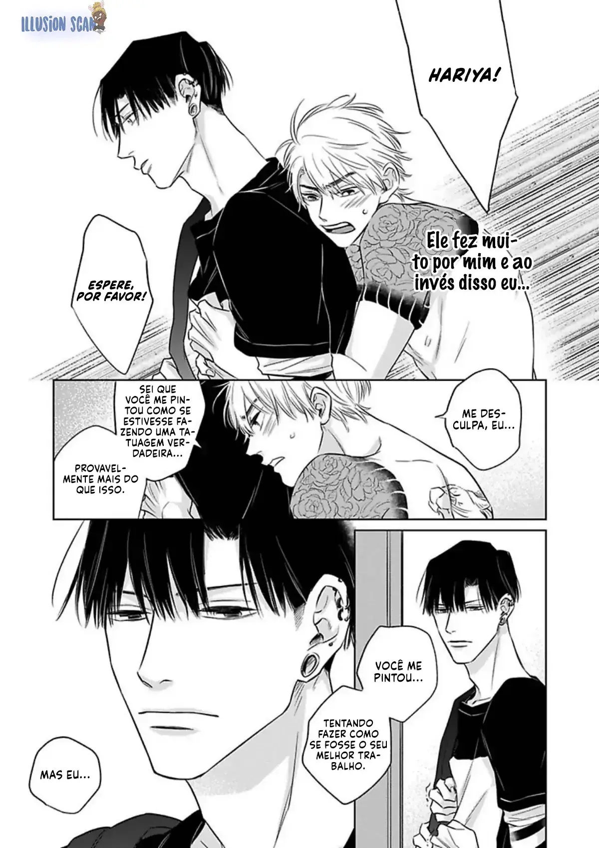 Junjou Wanko to Retsujou Tattoo – Capítulo 04 Yaoi – Página 12