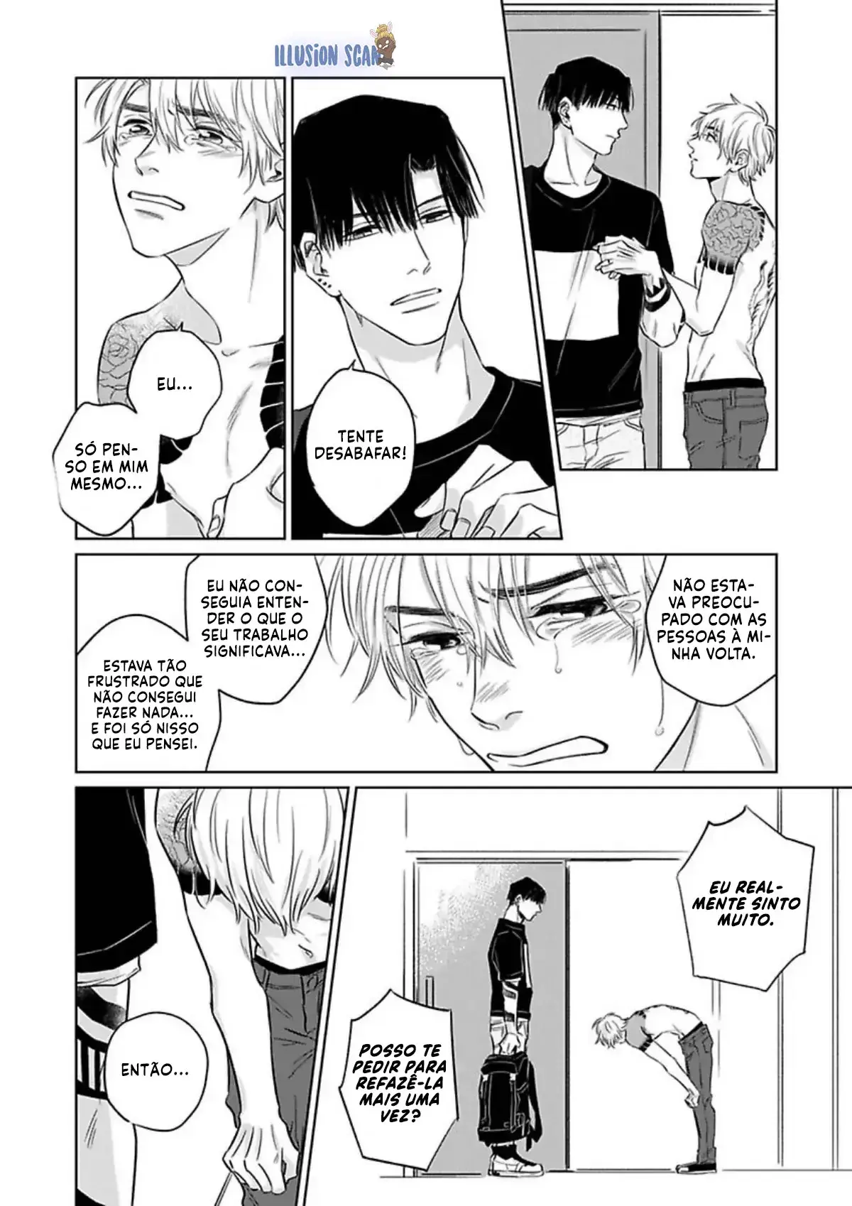 Junjou Wanko to Retsujou Tattoo – Capítulo 04 Yaoi – Página 13