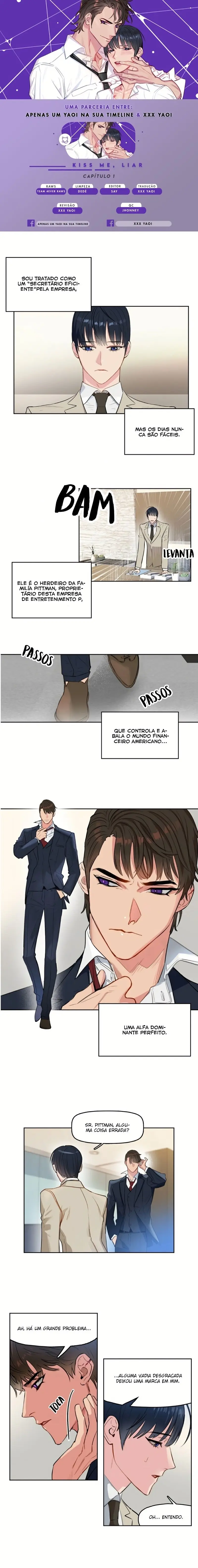 Kiss Me Liar – Capítulo 01 Yaoi – Página 1