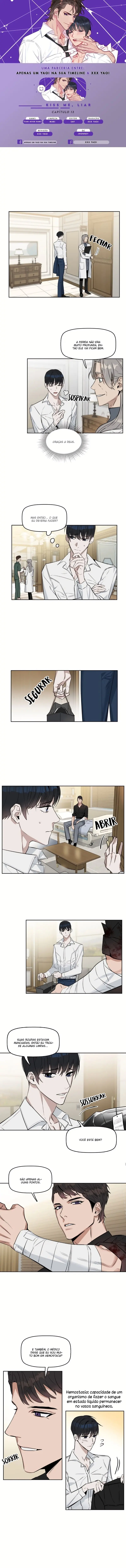 Kiss Me Liar – Capítulo 13 Yaoi – Página 1