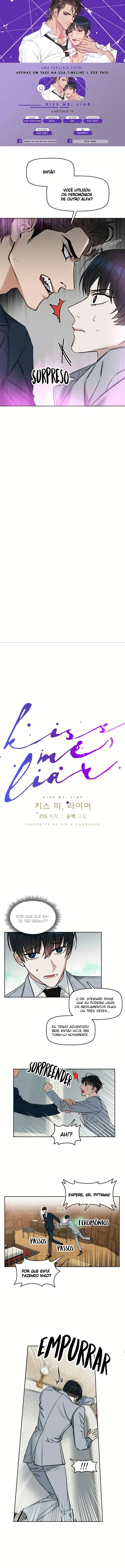 Kiss Me Liar – Capítulo 17 Yaoi – Página 1