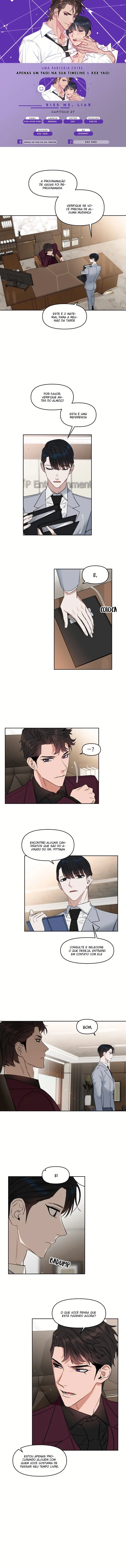 Kiss Me Liar – Capítulo 27 Yaoi – Página 1