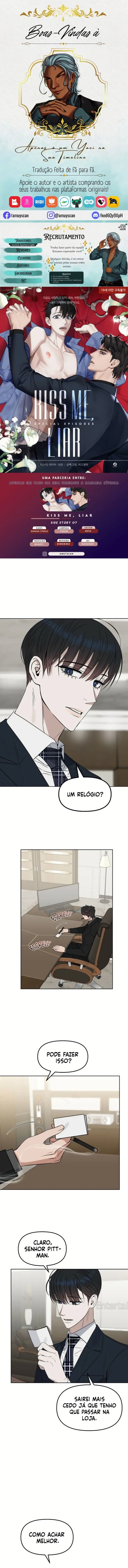 Kiss Me Liar – Capítulo 55 – Side Story 07 Yaoi – Página 1