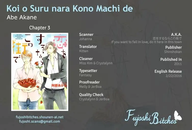 Koi wo Suru nara Kono Machi de – Capítulo 03 Yaoi – Página 35