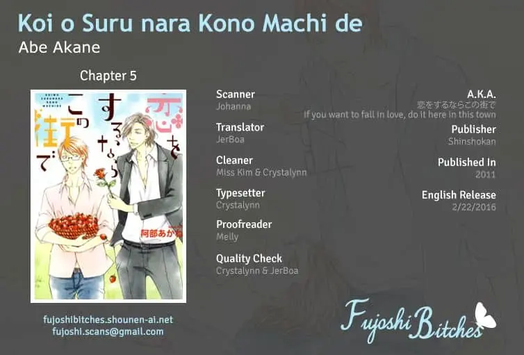 Koi wo Suru nara Kono Machi de – Capítulo 05 Yaoi – Página 35
