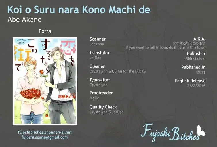 Koi wo Suru nara Kono Machi de – Capítulo 05.5 – Extra Yaoi – Página 12