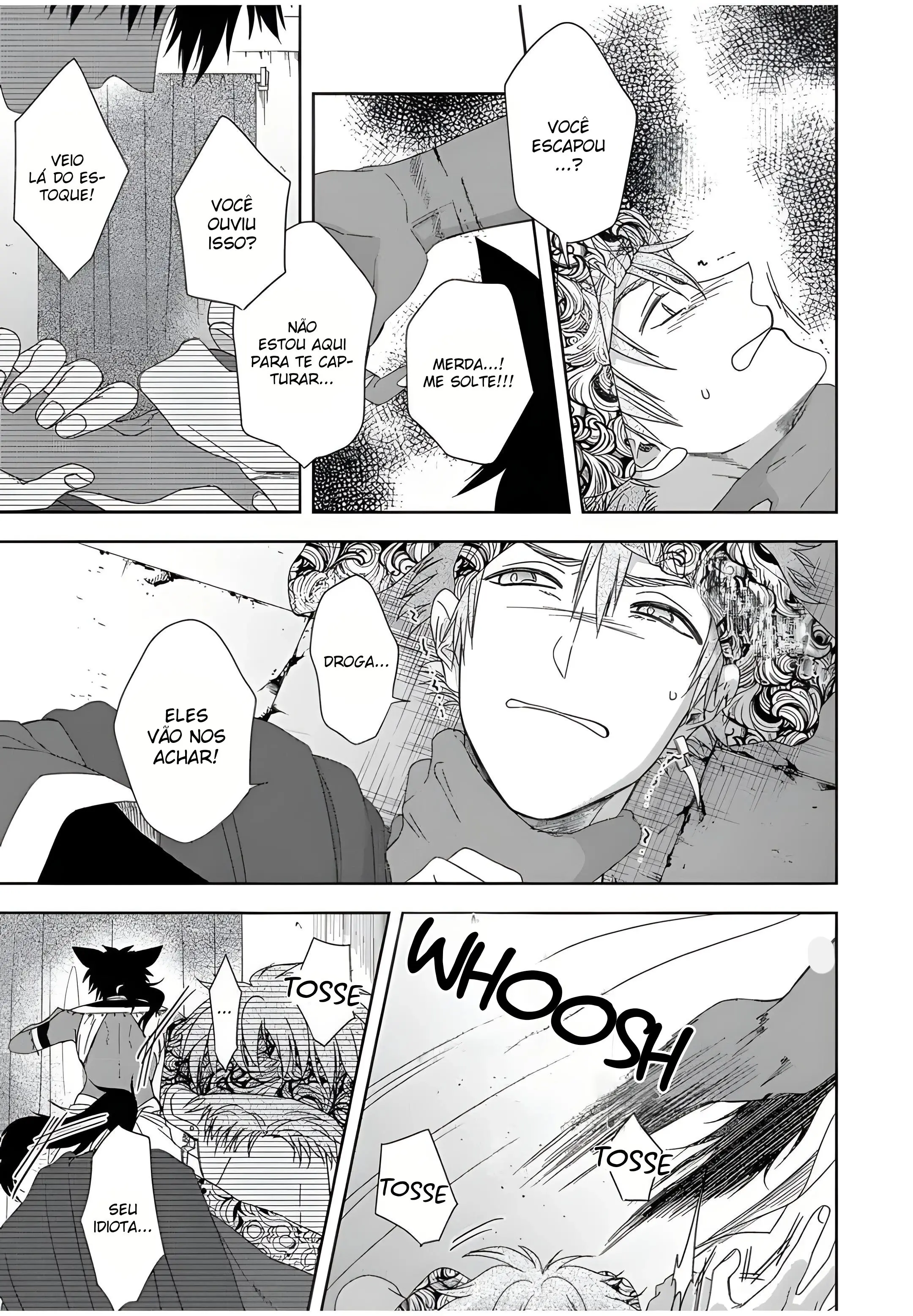 Kuroki Kemono wa ai ni Otsu – Capítulo 01 Yaoi – Página 12