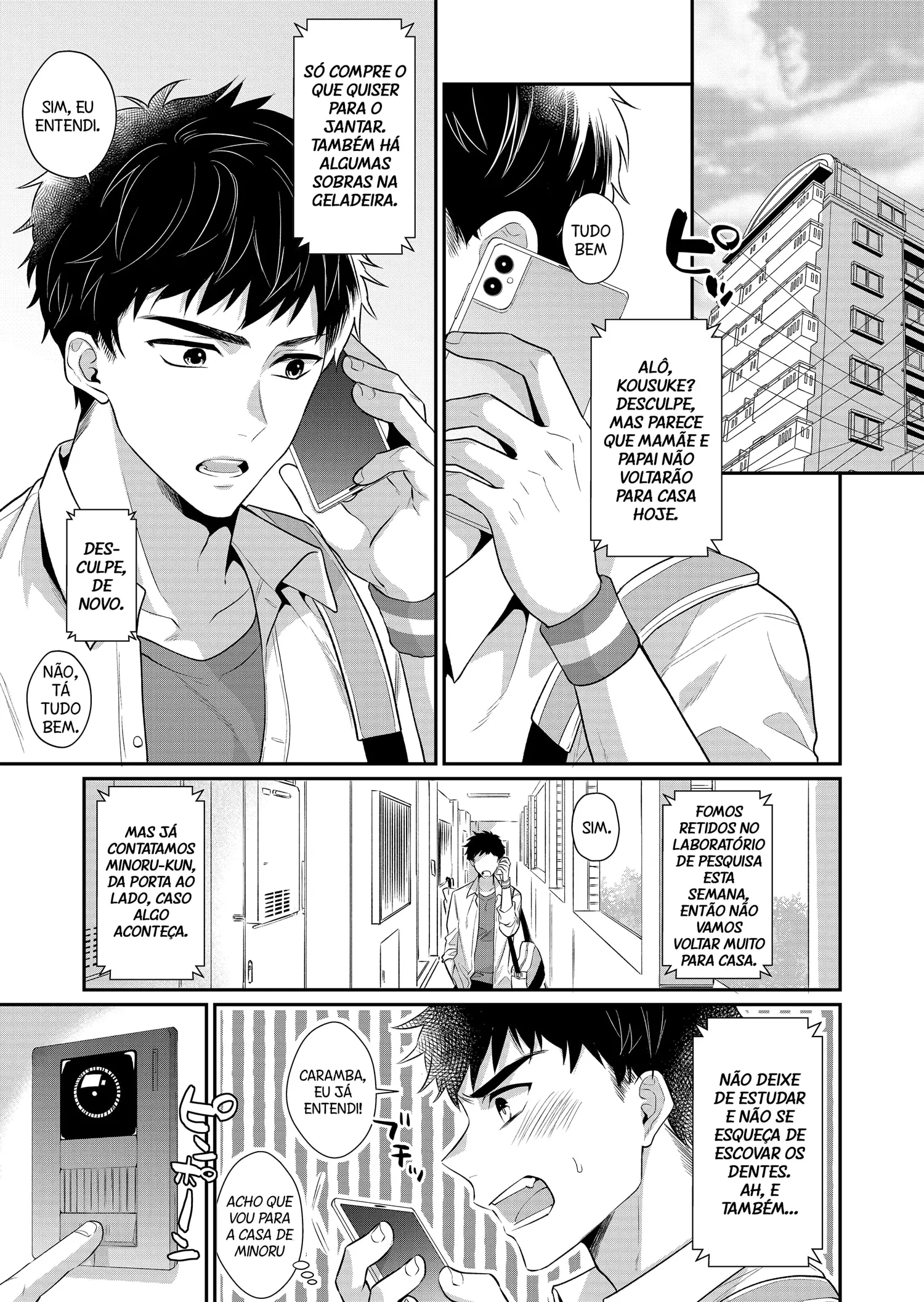 Lição de Amor – Meu Vizinho Mais Velho Cuida das Minhas Necessidades Sexuais Também – Capítulo Capitulo único Yaoi – Página 2