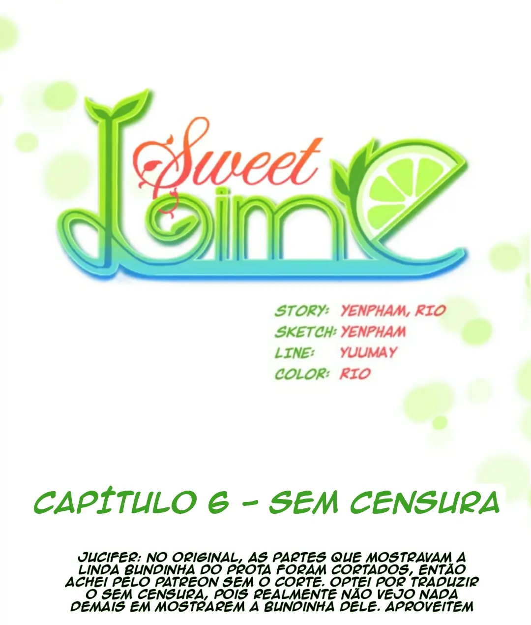 Limão Doce – Capítulo 06 Yaoi – Página 1