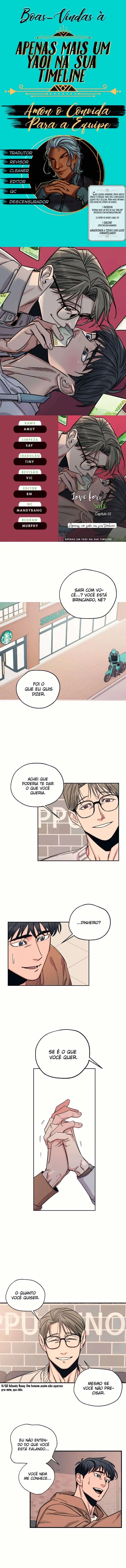 Love For Sale – Capítulo 03 Yaoi – Página 1